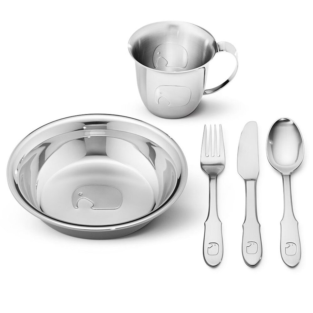 Georg Jensen Children’s Elephant Tableware Set
